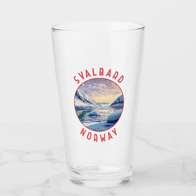 Svalbard-Norgens retro-ringcirkel Glaskopp (Framsida)
