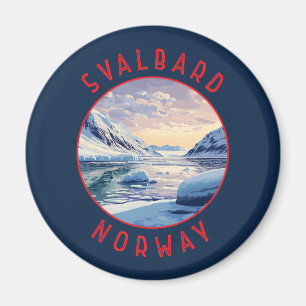 Svalbard-Norgens retro-ringcirkel Magnet