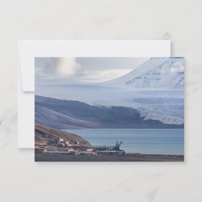 Svalbard Pyramiden Glaciarkort (Framsida)