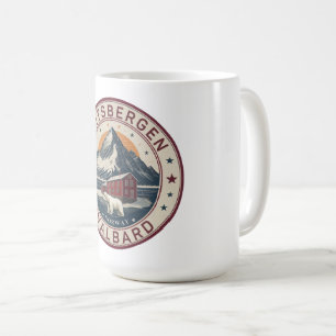 Svalbard Spitsbergen Artistic polar björn, Norge Kaffemugg