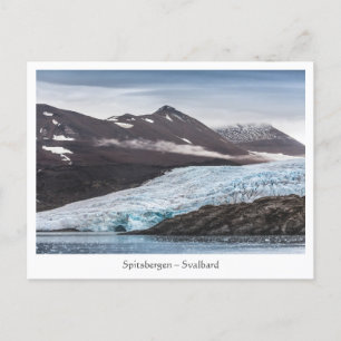 Svalbards glaciärlandskap vykort