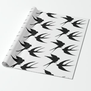 Svälj Birds Silhouettes Thunder_Cove Presentpapper