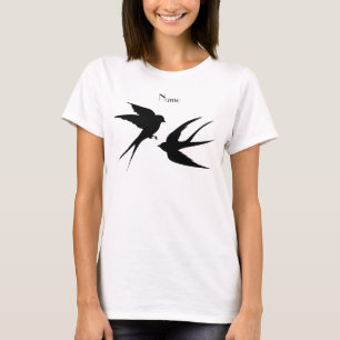 Svälj Birds Silhouettes Thunder_Cove T Shirt