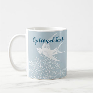 Svälj fåglar som flyger över Olive Grenar Kaffemugg