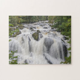 Svälj Falls, Betws y Coed, Wales Pussel
