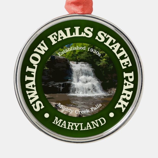 Svälj Falls SP Julgransprydnad Metall (Framsidan)