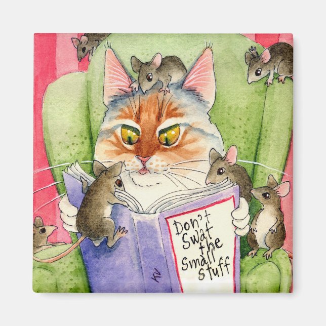 Svälj inte den lilla saker-magneten magnet (Framsidan)