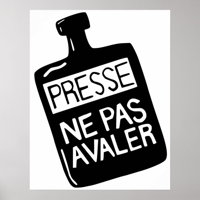 Svälj inte poster Press (Framsidan)