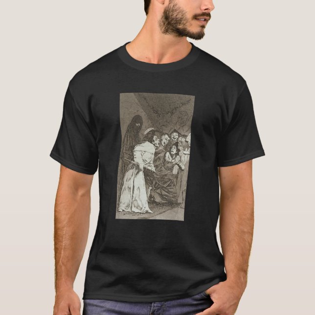 Svälj IT Hund Francisco Goya T Shirt (Framsida)