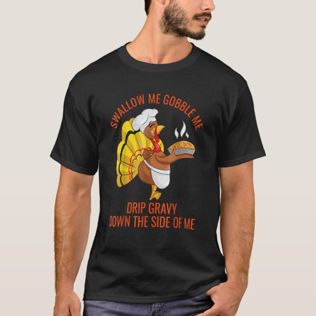 Svälj mig skjuta mig ner på sidan om. t shirt (Framsida)