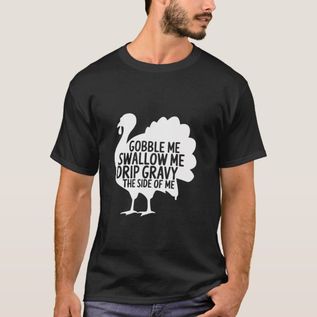 Svälj mig skjuta mig ner på sidan om. t shirt (Framsida)