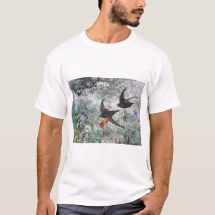 Svälj och Flower Fält, Bruno Liljefors T Shirt
