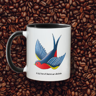 Svälj Red Blue Tattoo Mugg