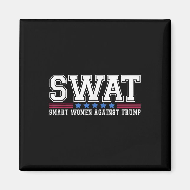 Svälj smarta kvinnor mot Trump-funn antitrump 2 Magnet (Framsidan)