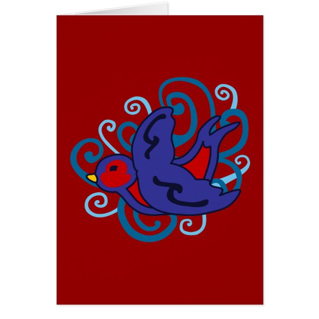 Svälj snabbt hälsningskort (Framsidan)