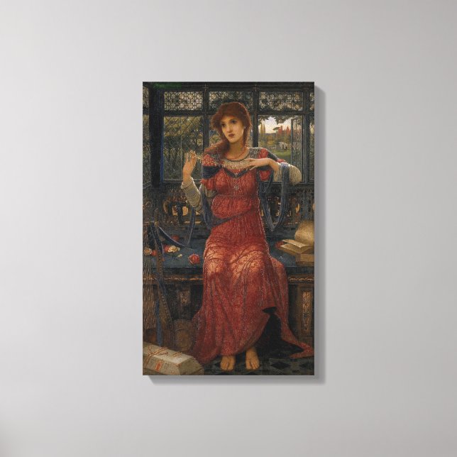 Svälj, Svälj av John Melhuish Strudwick Canvastryck (Framsida)