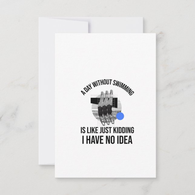 SVÄLJARE (5) TACK KORT (Framsida)