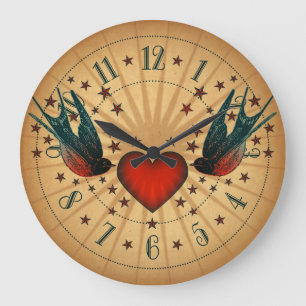 Sväljer och häver TattoArt Stor Klocka