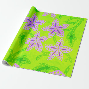 Svälla Blommigt Papprare Presentpapper