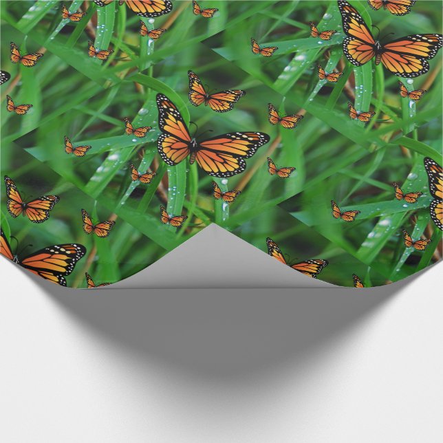 Svälla papper fjäril presentpapper (Hörn)