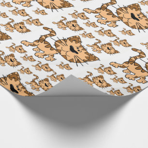 Svälla Papper Kitten Presentpapper