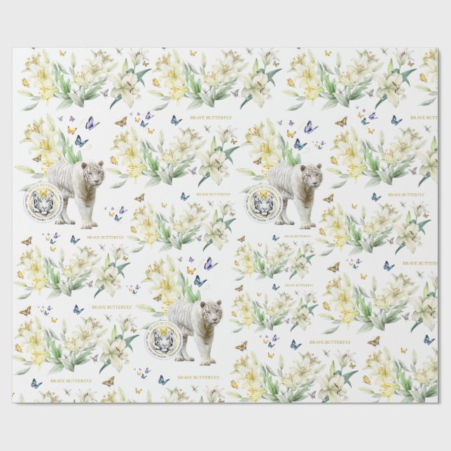 Svälla Papper tiger Presentpapper (Platt)