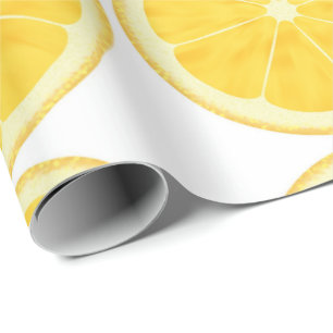 Svälla Pappert - Lemonsegment Presentpapper
