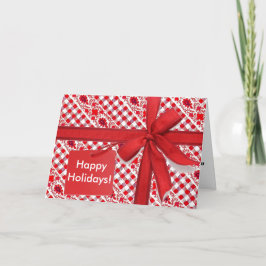 Svälla Pappert rött Helgkort