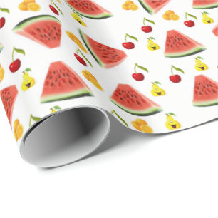 Svälla pappert vattenmelon presentpapper