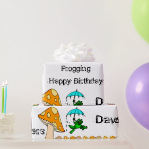 Svälla Pappra groddsvampar Presentpapper