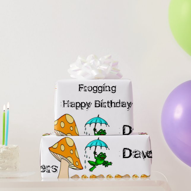 Svälla Pappra groddsvampar Presentpapper (Festgåvor)