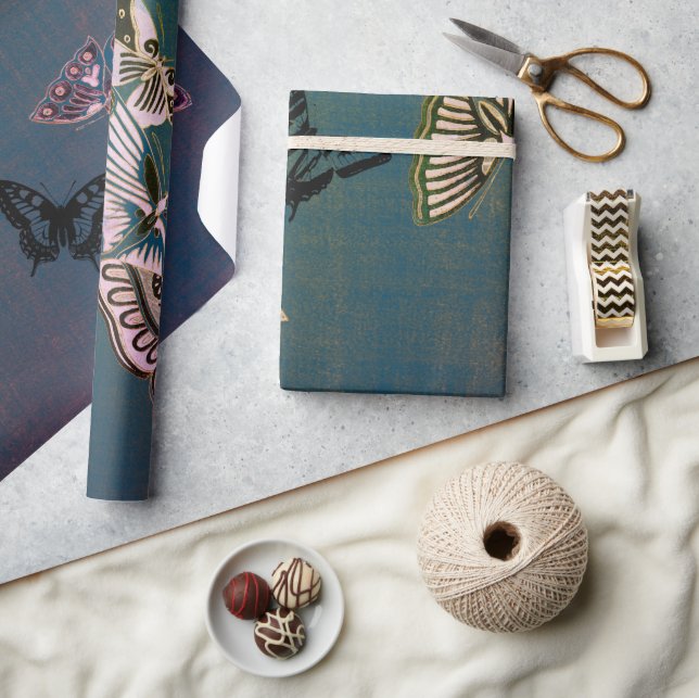 Svälla Pappra SMÖR OCH BLÅ Presentpapper (Hantverk)