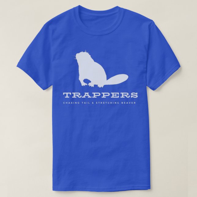 Svällare Chasing Svan Stretching Beaver T Shirt (Design framsida)