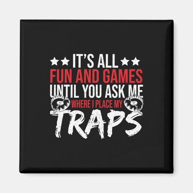 Svälljägare Saker Verktyg fångstredskap Coyote Tra Magnet (Framsidan)