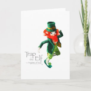 Svällning av Elf™ (även känt som Leprechaun) - Elf Helgkort
