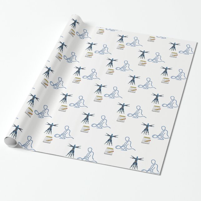 Svällning av Papper Chiropractor Presentpapper (Utrullad)