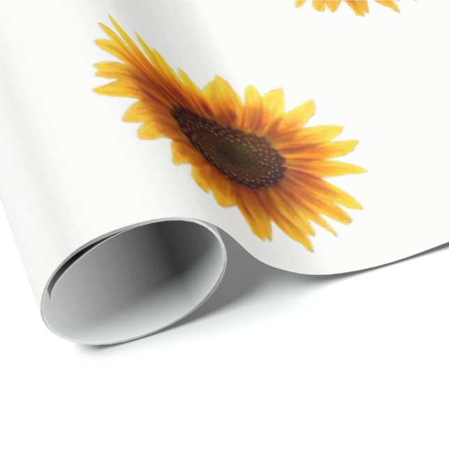 Svällning av papper solros presentpapper (Rullad Hörn)