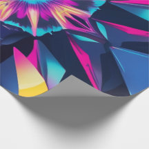 Svällning Neon Geometric Abstraction