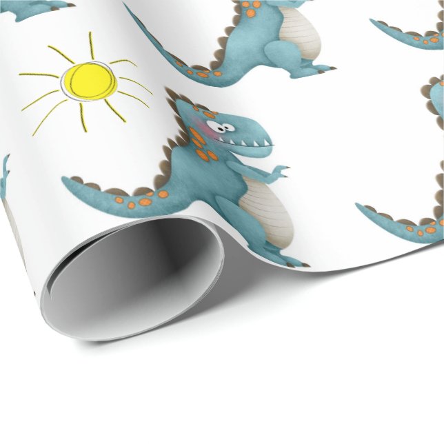 Svällning Papper - blå duk Presentpapper (Rullad Hörn)