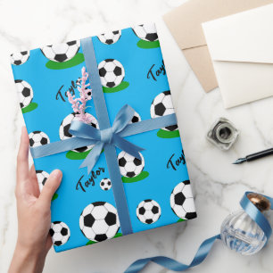 Svällning Papper för Fotboll fläkt, boll, eget nam Presentpapper