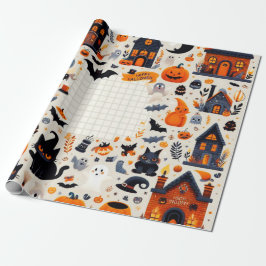 Svällning Papper för Halloween Presentpapper