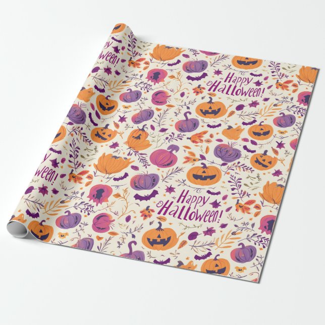 Svällning Papper(Halloween) Presentpapper (Utrullad)