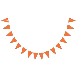 Svällning papper med mönster med orange, re vimplar