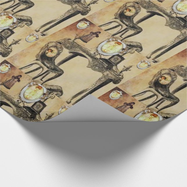 Svällning papper viktorian presentpapper (Hörn)