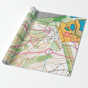 Svällning Papprare - Orientering karta Presentpapper