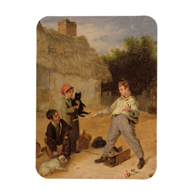 Svällningen Råtta (olja på panelen) Magnet (Vertikal)