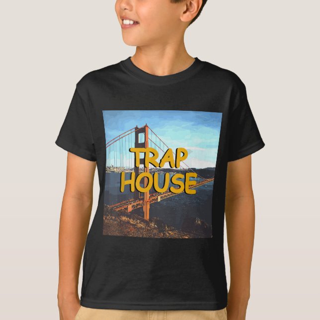 Svällningshus Hip hop EDM Rave Music Festival T Shirt (Framsida)