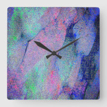 Svällt läder stil med slitfärg, blå toner