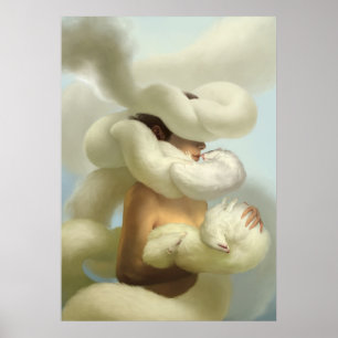 svallvåg av päls poster