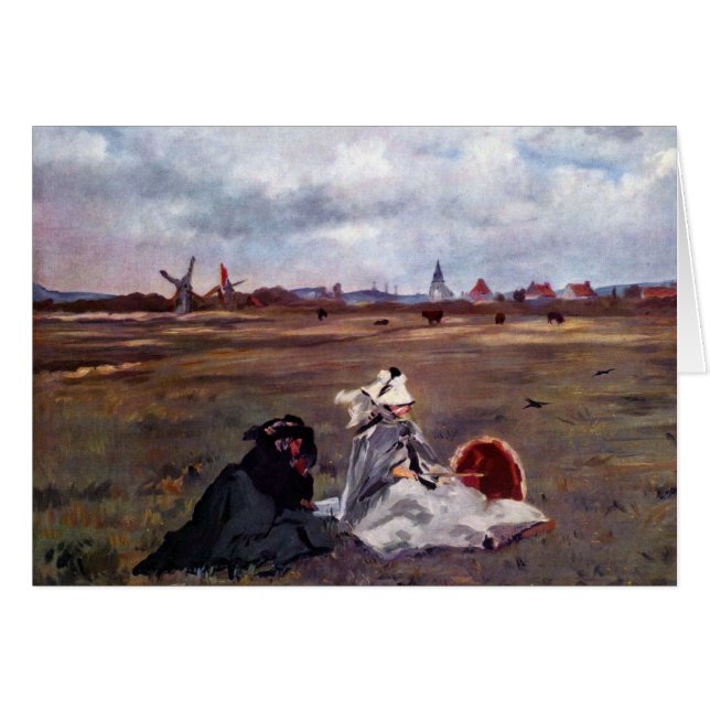Svalor av Edouard Manet OBS Kort (Framsidan Horizontal)
